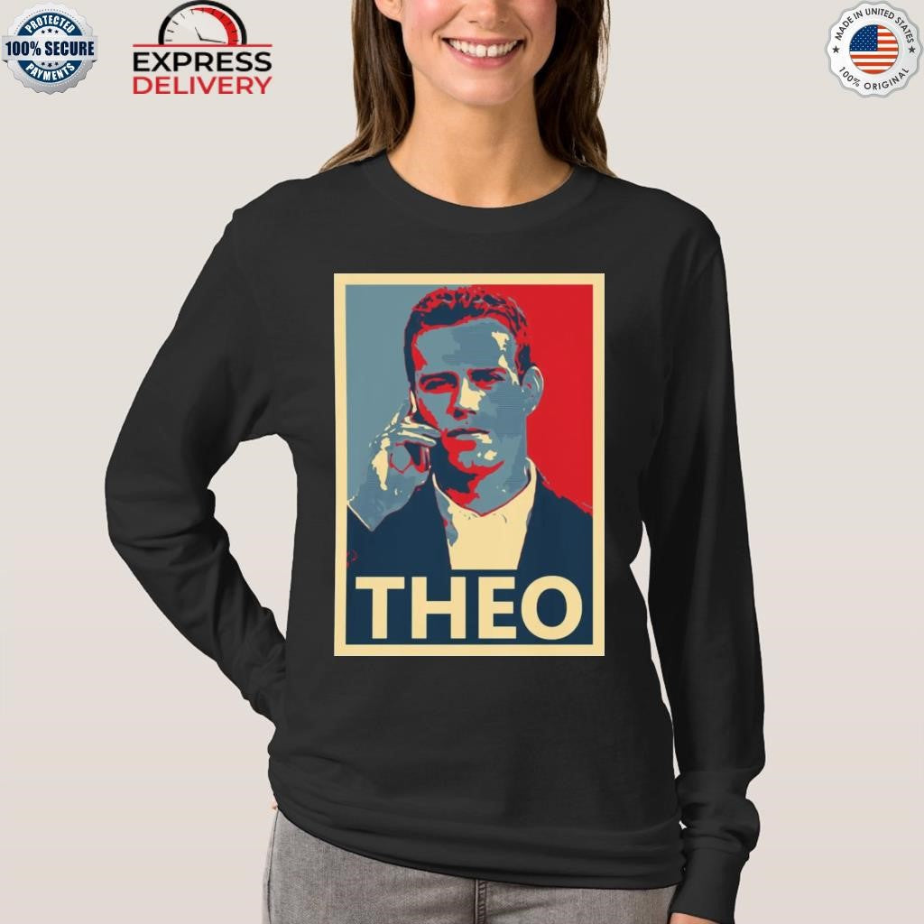 Theo Epstein In Action Signed By Artist Print Shirt
