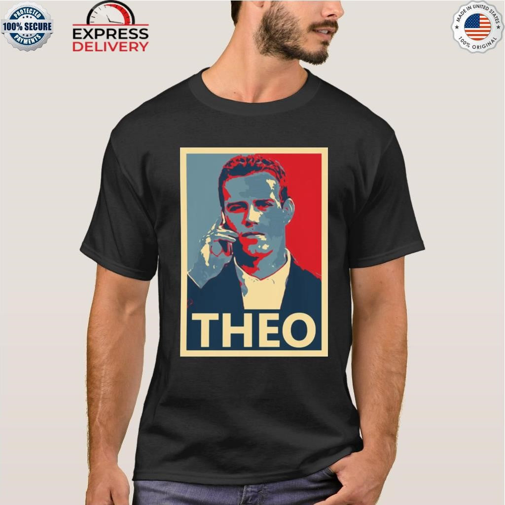 Theo Epstein In Action Signed By Artist Print Shirt