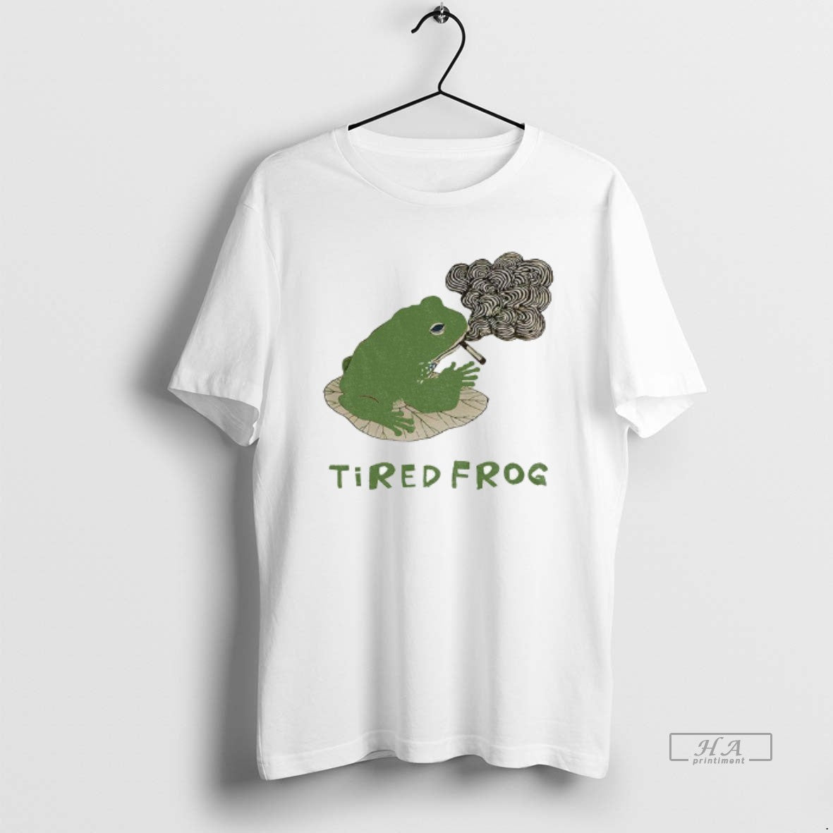 Official Tired Japanese Frog Smoking Funny Meme T-Shirts, Hoodie, Sweatshirt | InkRitualCo.com