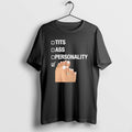 Official Tits Ass Personality Toes Checklist Leg Graphic T-Shirts, Hoodie, Sweatshirt | InkRitualCo.com
