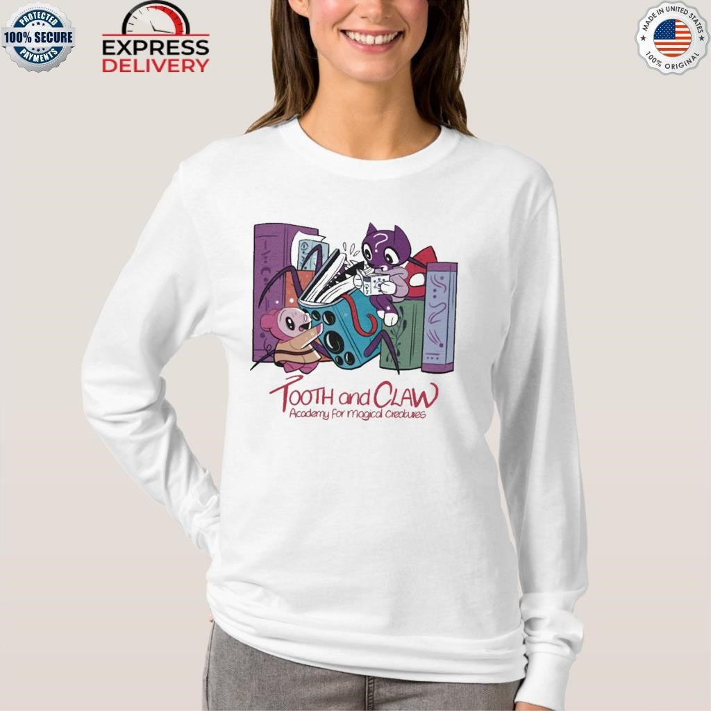 Tooth And Claw Merch Reading Shirt