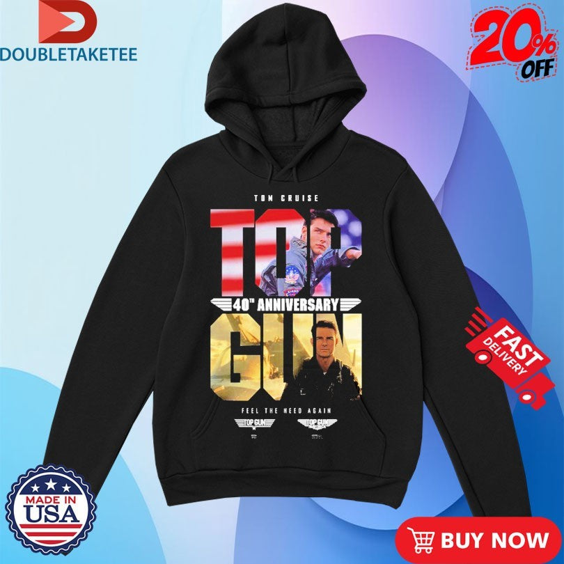Gun Maverick Tom Cruise 40th Anniversary Back In Theatres For One Week Only May 13 2026 Shirts