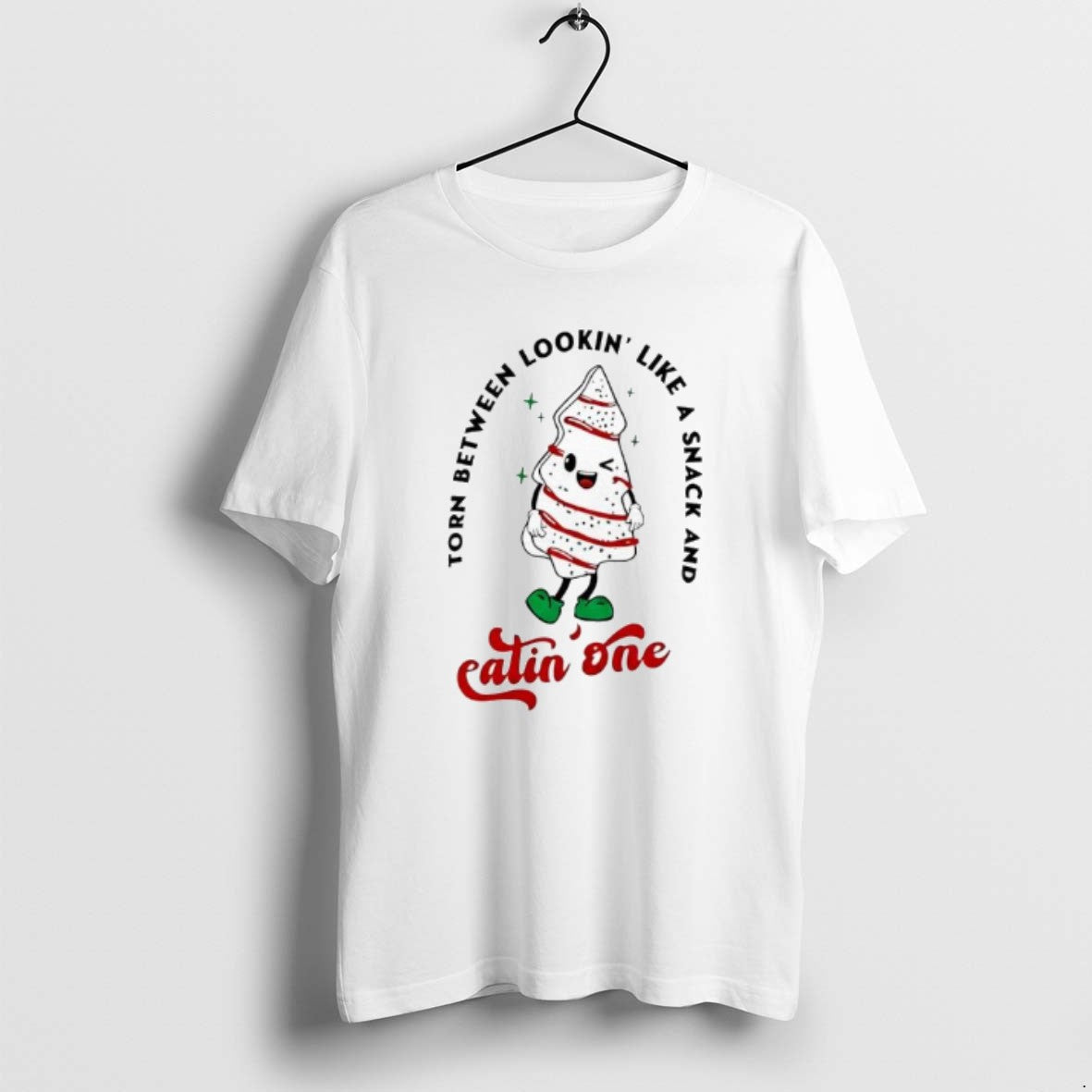 Official Torn Between Lookin Like A Snack And Eatin One Christmas T-Shirts, Hoodie, Sweatshirt | InkRitualCo.com
