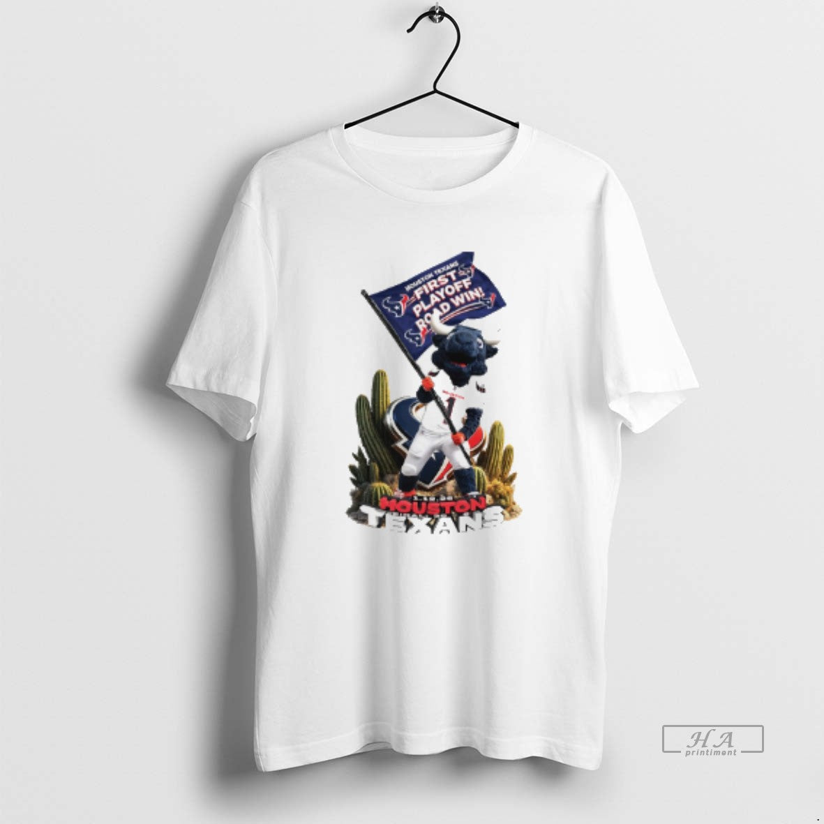 Official Toro Houston Texans First Playoff Road Win Mascot Caricature T-Shirts, Hoodie, Sweatshirt | InkRitualCo.com