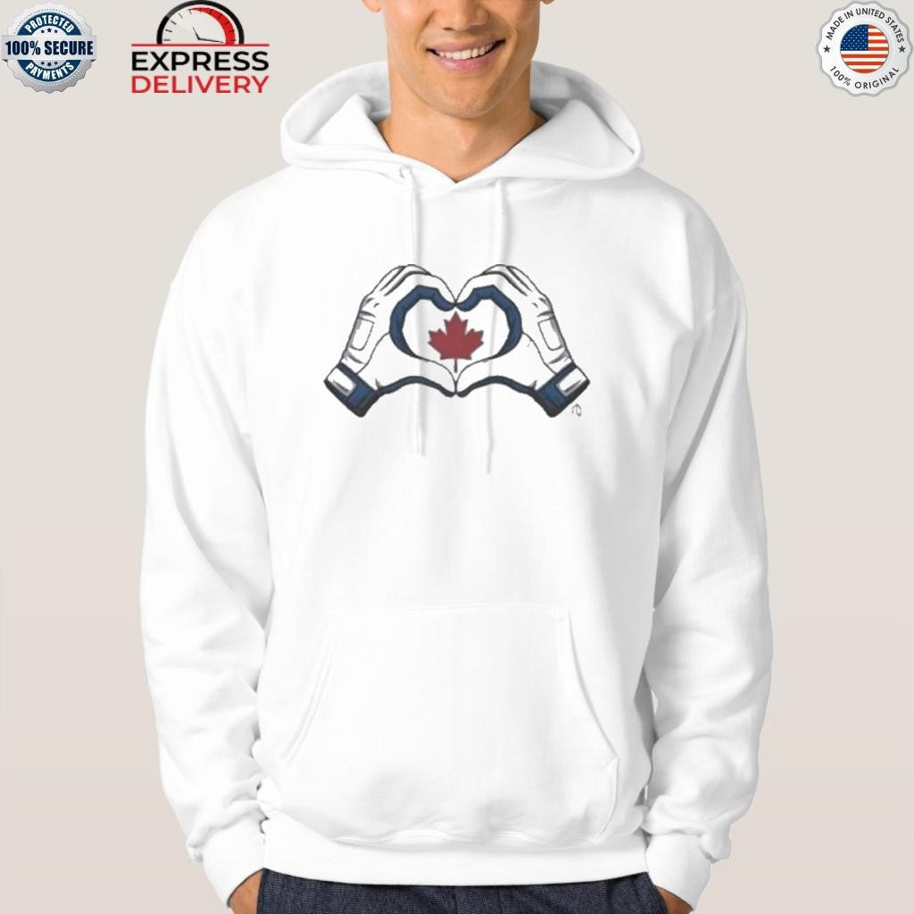 Toronto Blue Jays Canada Heart Hands Shirt