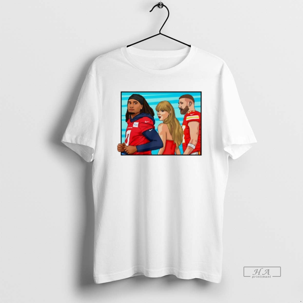 Official Travis And Taylor Glanced Back And Forth At Cj Stroud Texans T-Shirts, Hoodie, Sweatshirt | InkRitualCo.com