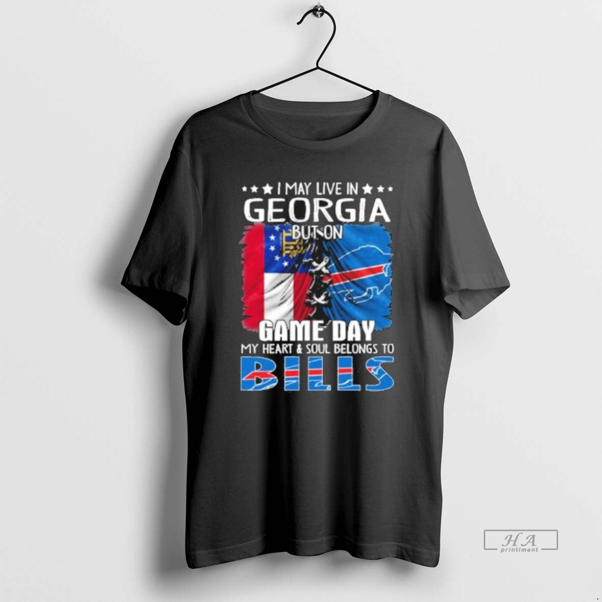 Official Trending Shirt I May Live In Georgia But On Gameday My Heart And Soul Hoodie, Sweatshirt | InkRitualCo.com