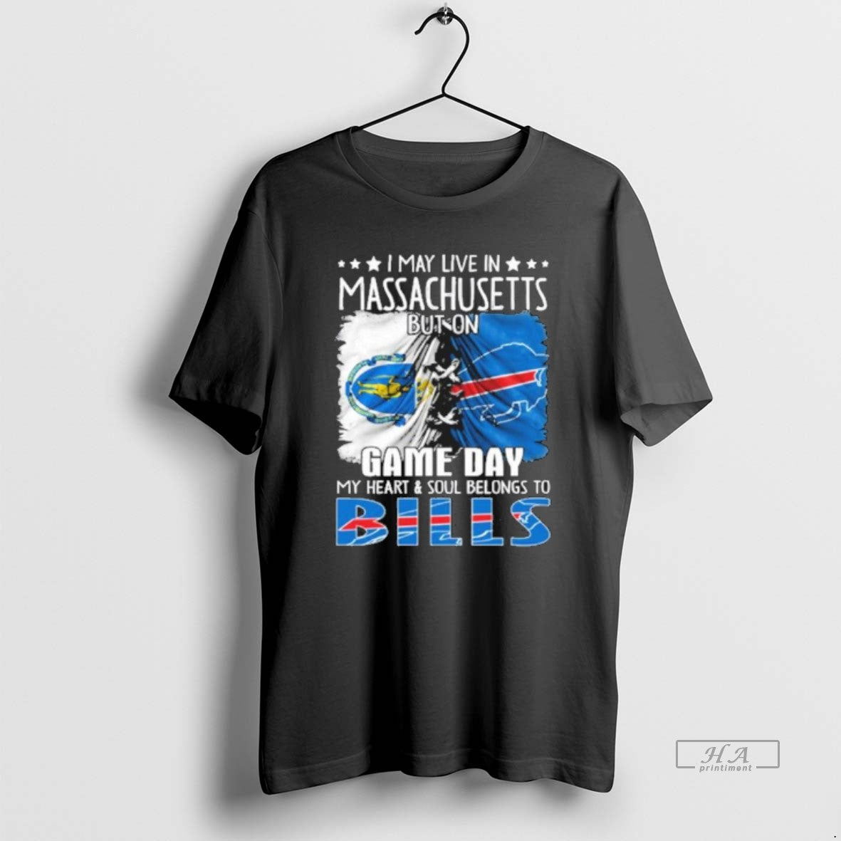 Official Trending Shirt I May Live In Massachusett But On Gameday My Heart And Soul Hoodie, Sweatshirt | InkRitualCo.com