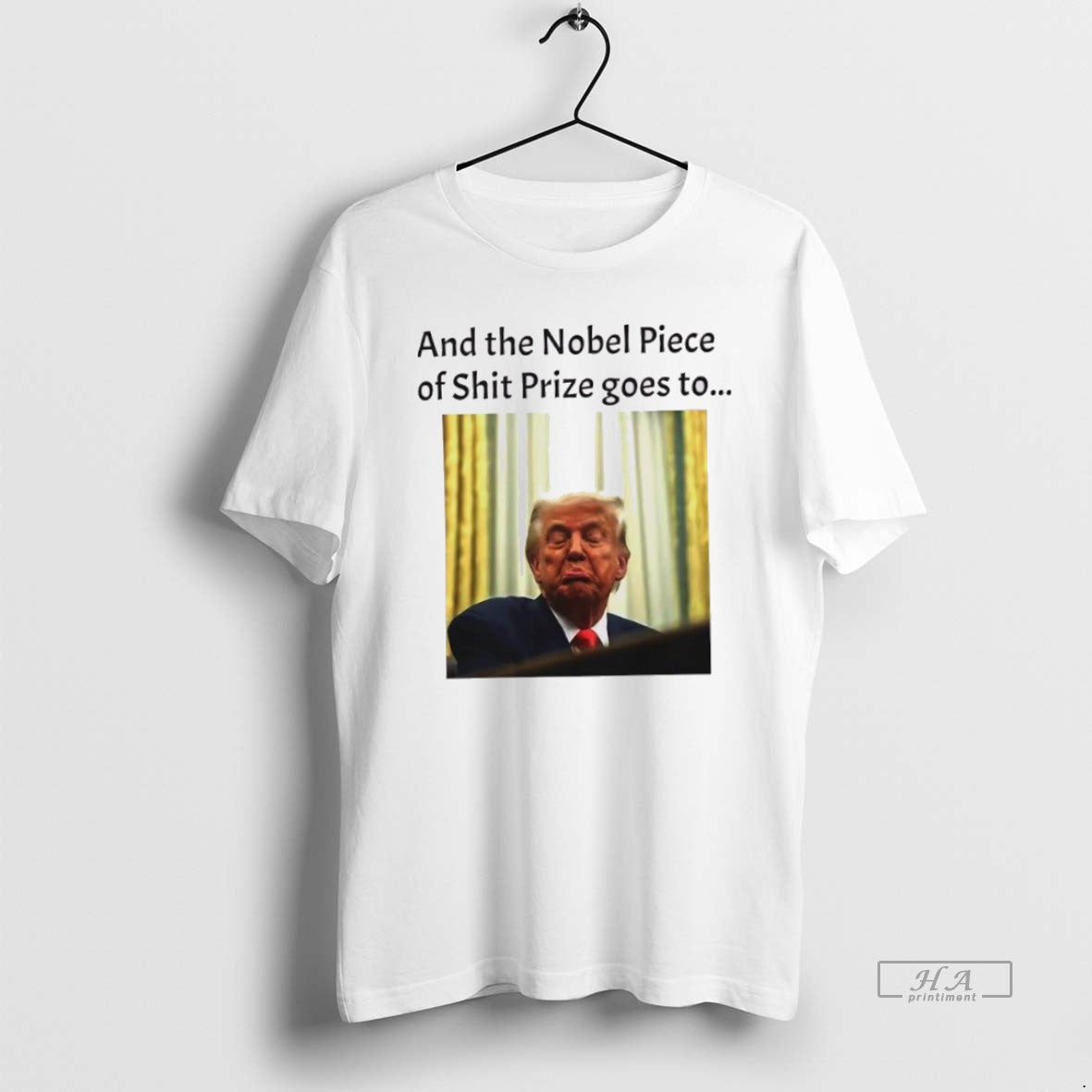 Official Trendy And The Nobel Piece Of Shit Prize Goes To Trump T-Shirts, Hoodie, Sweatshirt | InkRitualCo.com