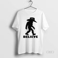 Official Trendy Believe Bigfoot Cowboy T-Shirts, Hoodie, Sweatshirt | InkRitualCo.com