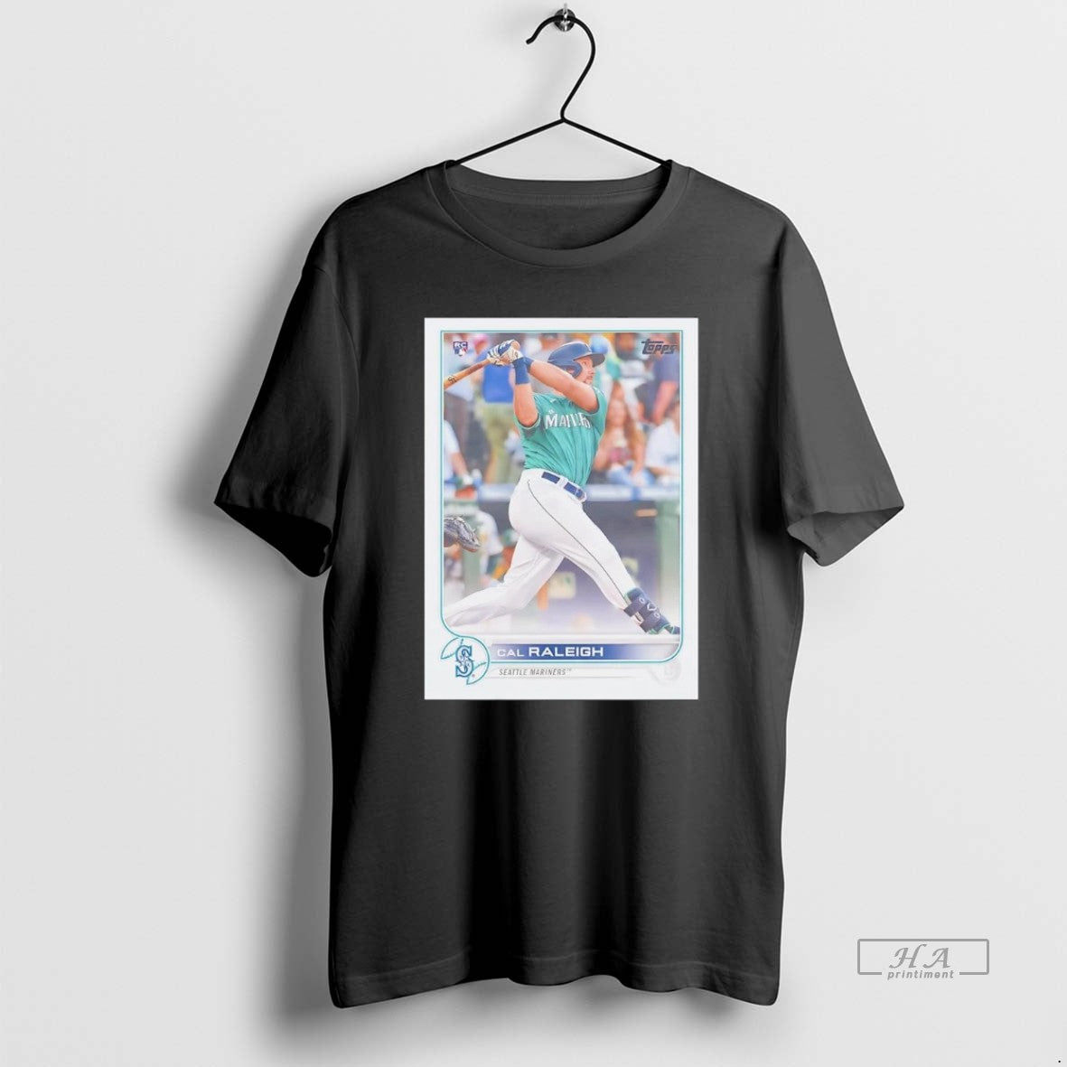 Official Trendy Cal Raleigh Batting Card Mariners Superstar T-Shirts, Hoodie, Sweatshirt | InkRitualCo.com