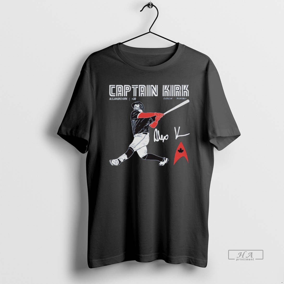 Official Trendy Captain Kirk Alejandro Kirk Toronto Blue Jays Mlb Painting Signature T-Shirts, Hoodie, Sweatshirt