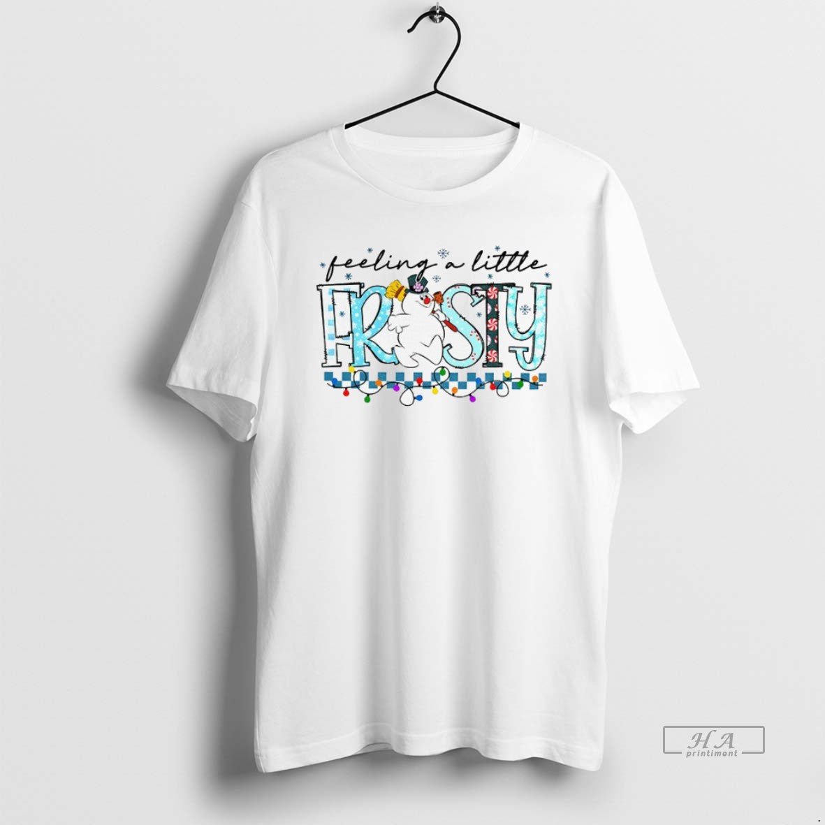 Official Trendy Cute Snowman Feelin A Little Frosty Merry Christmas T-Shirts, Hoodie, Sweatshirt | InkRitualCo.com