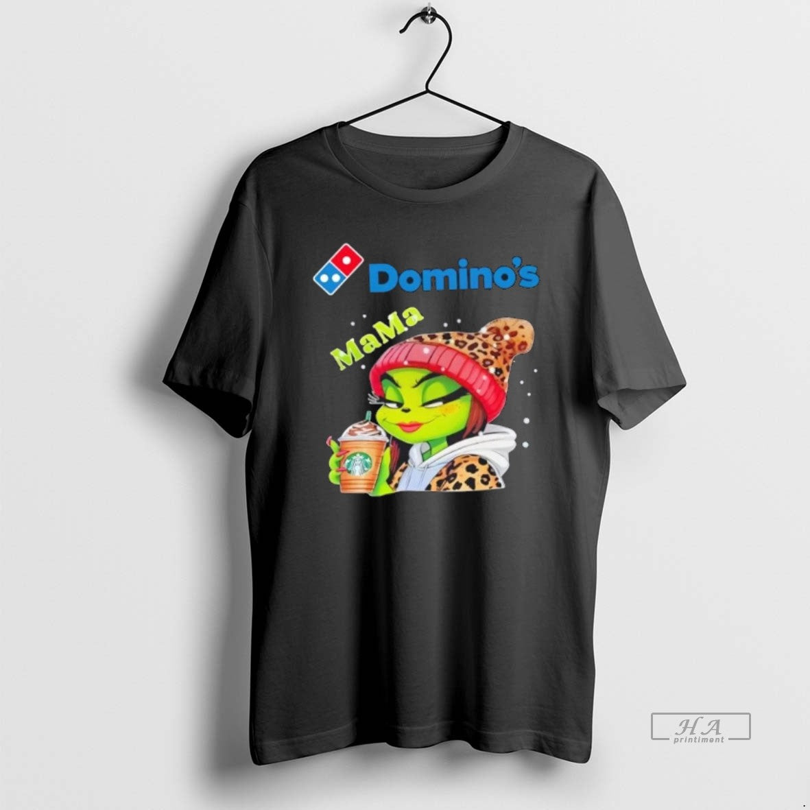 Official Trendy Dominos X Grinch Mama Christmas T-Shirts, Hoodie, Sweatshirt | InkRitualCo.com