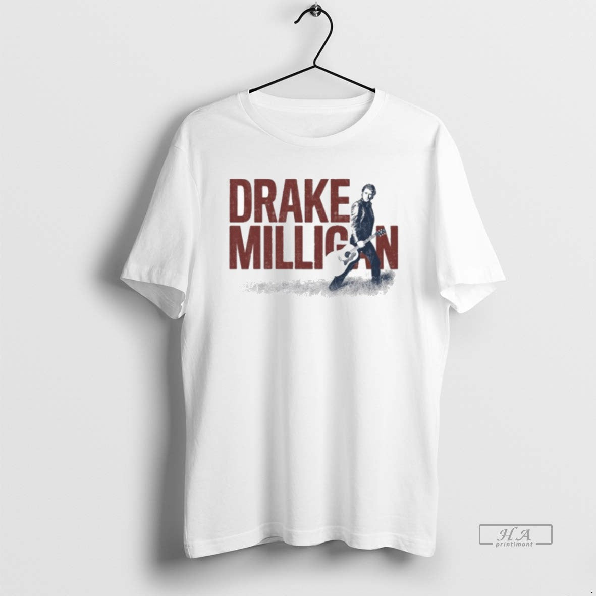 Official Trendy Drake Milligan Silver Guitar Photo T-Shirts, Hoodie, Sweatshirt | InkRitualCo.com