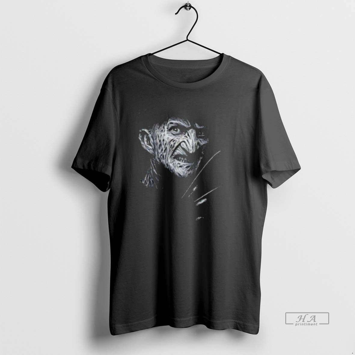 Official Trendy Freddy Krueger Horror Character Big Face Halloween T-Shirts, Hoodie, Sweatshirt | InkRitualCo.com