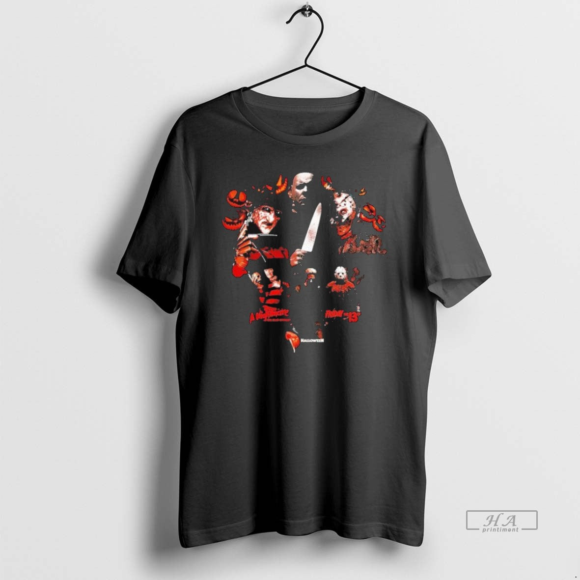 Official Trendy Freddy Krueger Michael Myers And Jason Voorhees A Nightmare Friday The 13th Halloween T-Shirts, Hoodie,...