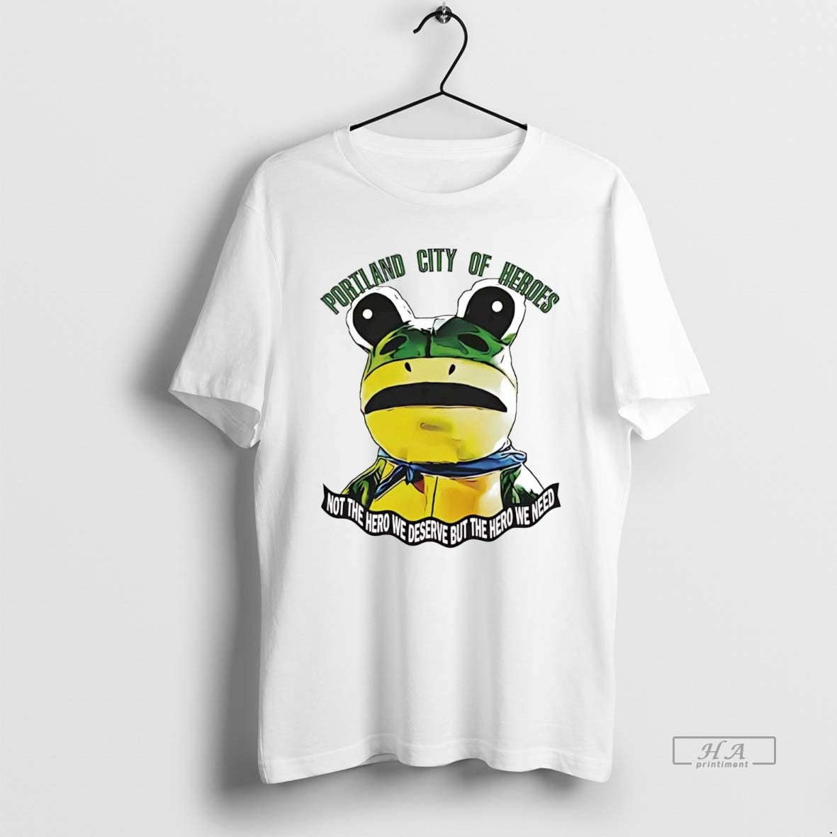 Official Trendy Frog Portland City Of Heroes Not The Hero We Desire But The Hero T-Shirts, Hoodie, Sweatshirt