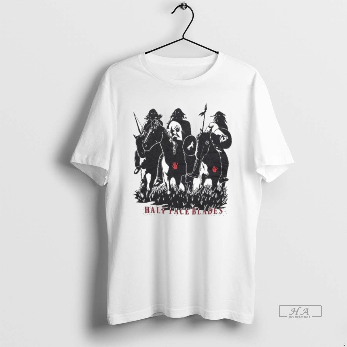 Official Trendy Half Face Blades War Party T-Shirts, Hoodie, Sweatshirt | InkRitualCo.com