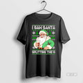 Official Trendy I Saw Santa Splitting The G Guinness Beer Christmas T-Shirts, Hoodie, Sweatshirt | InkRitualCo.com