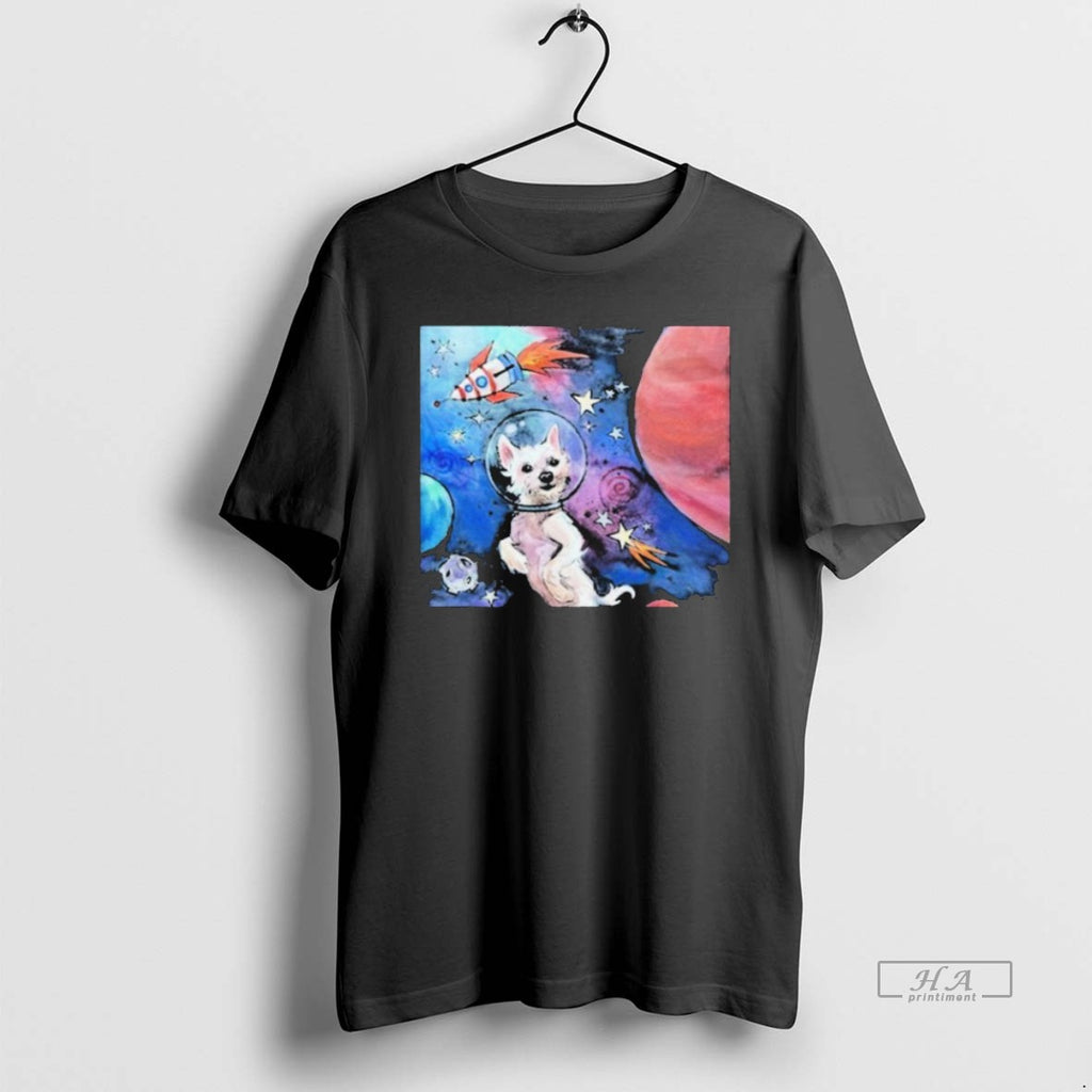 Official Trendy Kara Baldus Bradford In Space Dog T-Shirts, Hoodie, Sweatshirt | InkRitualCo.com