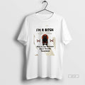 Official Trendy King Black Cat Im A Bitch With A Low Bullshit Dont Try Me T-Shirts, Hoodie, Sweatshirt | InkRitualCo.com