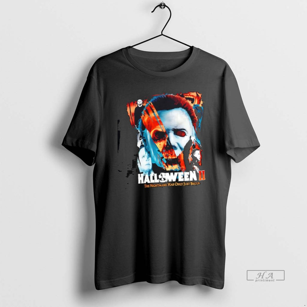 Official Trendy Michael Myers Halloween Ii The Nightmare Has Only Just Begun T-Shirts, Hoodie, Sweatshirt | InkRitualCo.com