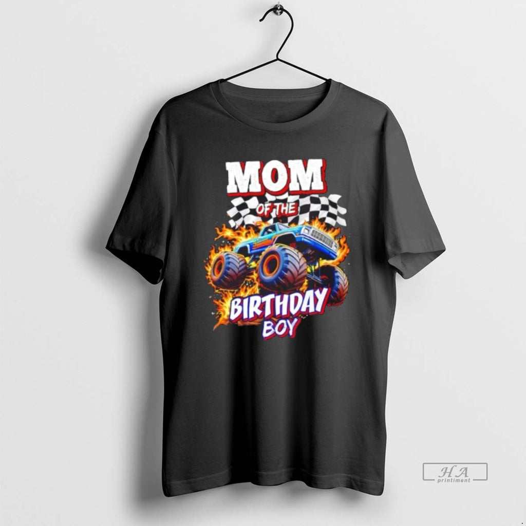 Official Trendy Mom Of The Birthday Boy Monster Truck T-Shirts, Hoodie, Sweatshirt | InkRitualCo.com