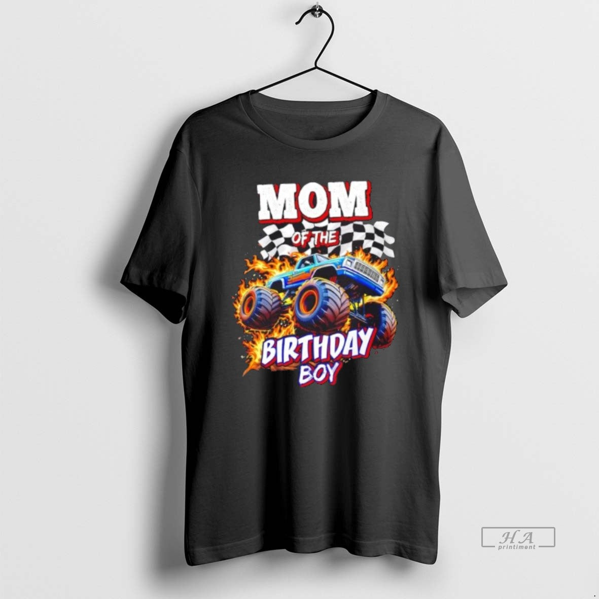 Official Trendy Mom Of The Birthday Boy Monster Truck T-Shirts, Hoodie, Sweatshirt | InkRitualCo.com