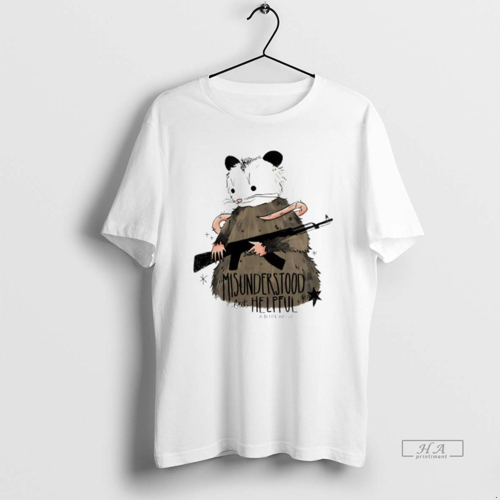 Official Trendy Opossum Misunderstood But Helpful T-Shirts, Hoodie, Sweatshirt | InkRitualCo.com