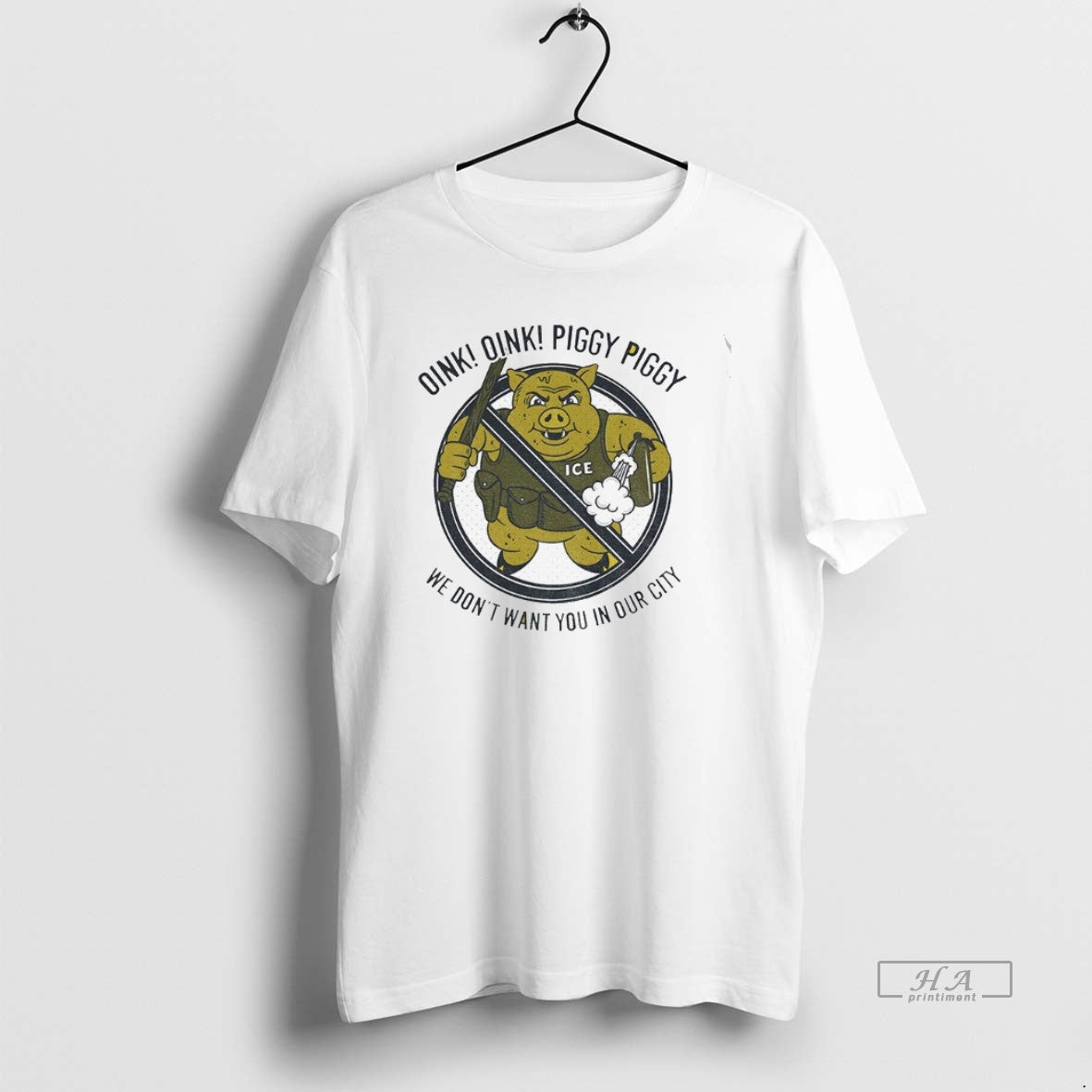 Official Trendy Pig Ice Oink Oink Piggy Piggy We Dont Want You In Our City T-Shirts, Hoodie, Sweatshirt | InkRitualCo.com
