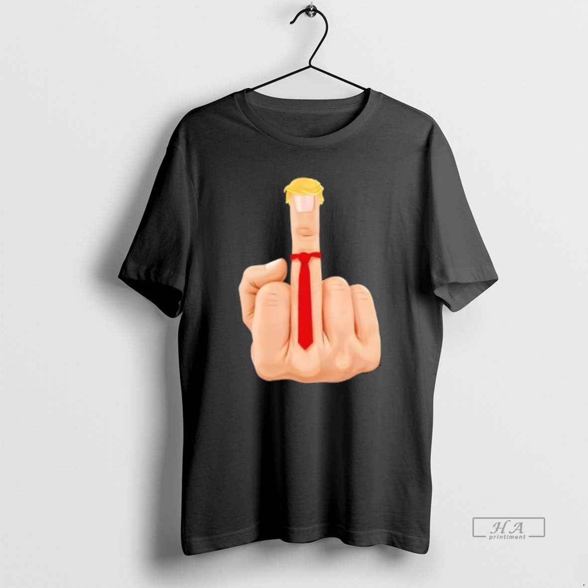 Official Trendy Political Middle Finger Trump Hair T-Shirts, Hoodie, Sweatshirt | InkRitualCo.com
