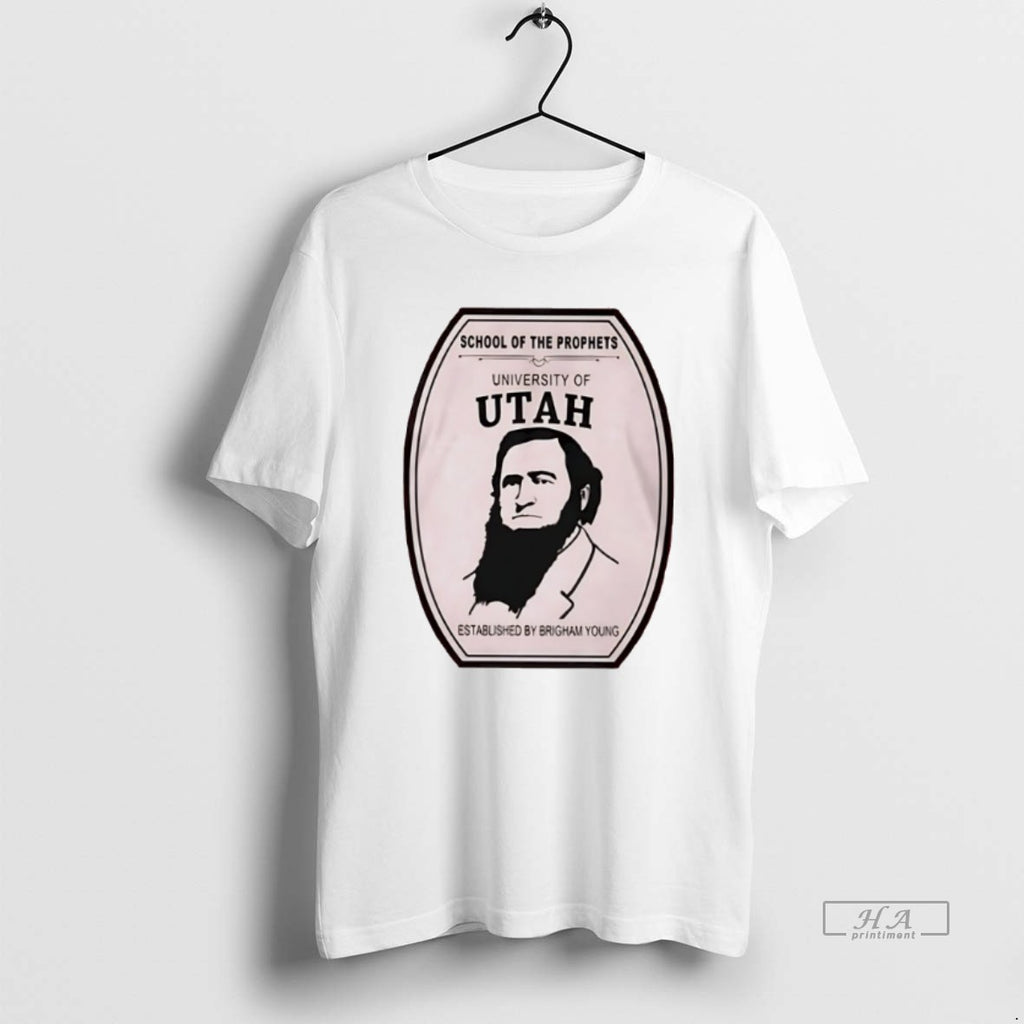 Official Trendy School Of The Prophets University Of Utah Established By Brigham Young T-Shirts, Hoodie, Sweatshirt
