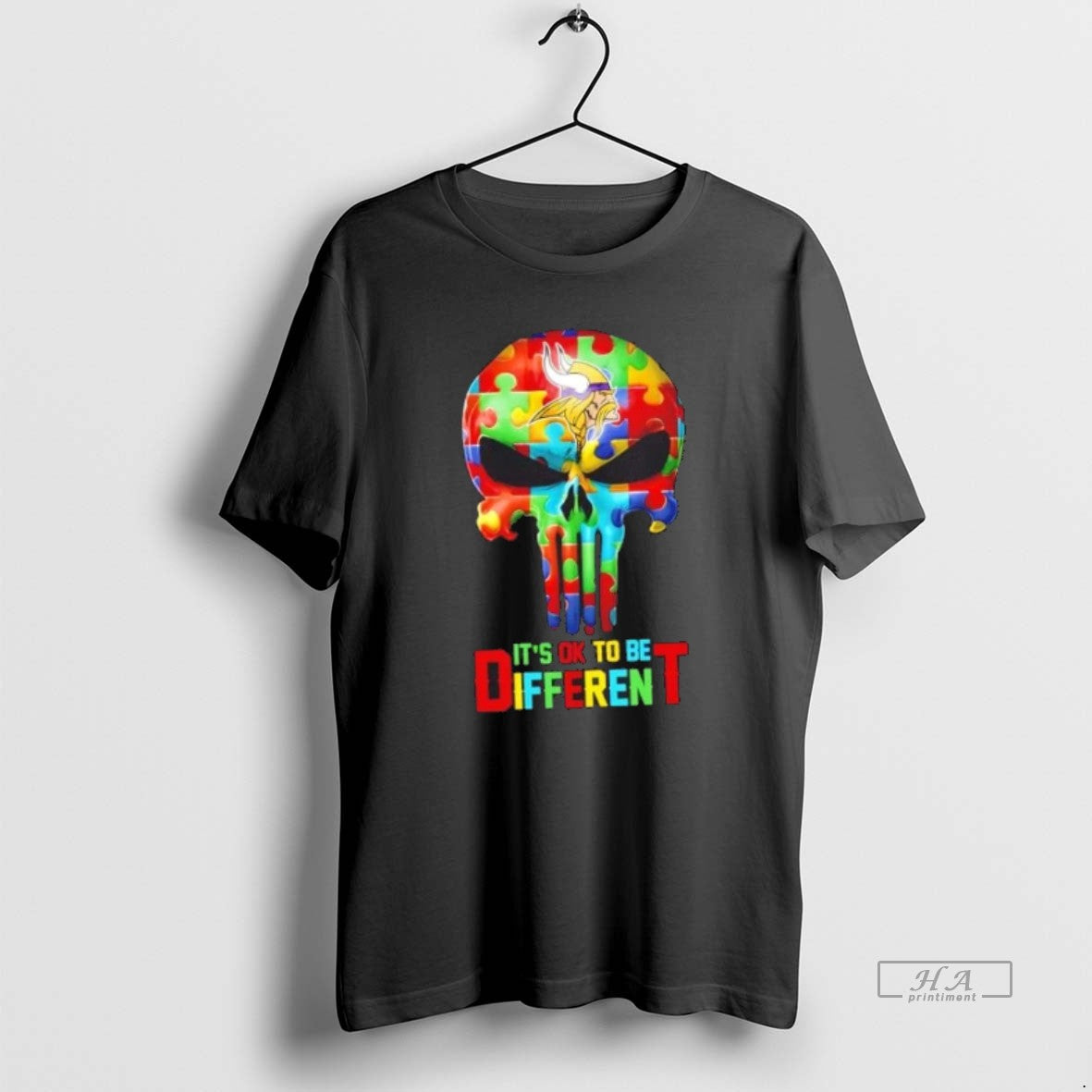Official Trendy Skull Minnesota Vikings Its Ok To Be Different T-Shirts, Hoodie, Sweatshirt | InkRitualCo.com