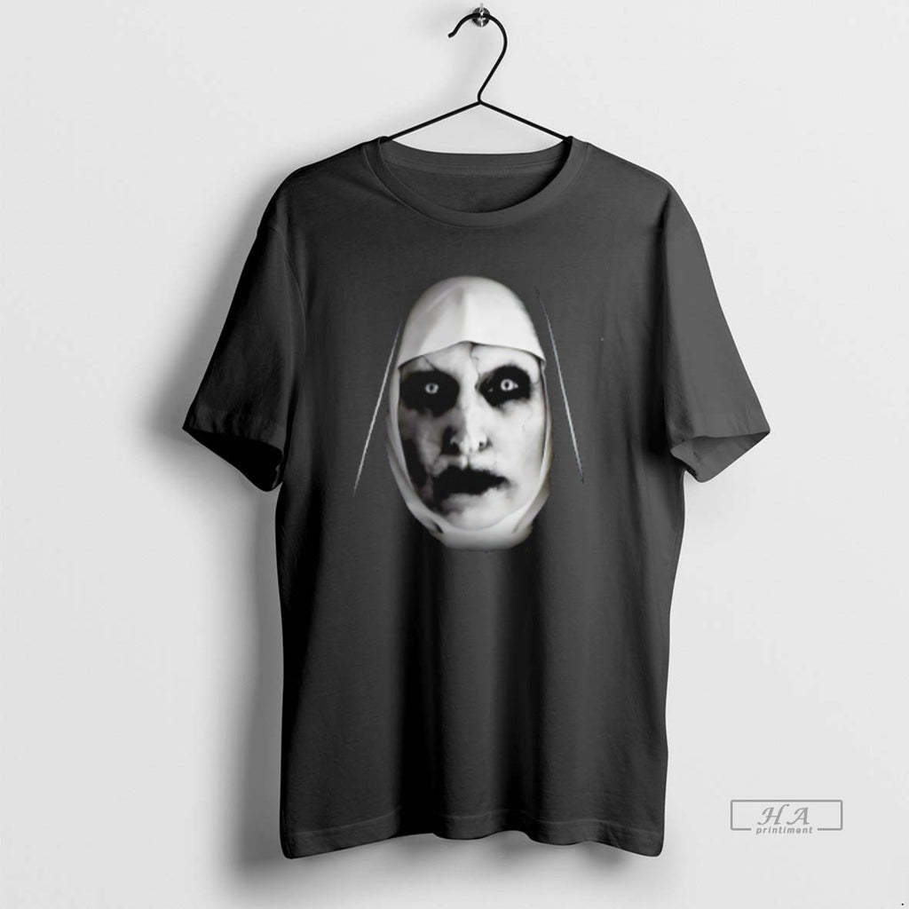 Official Trendy The Nun Horror Character Big Face Halloween T-Shirts, Hoodie, Sweatshirt | InkRitualCo.com