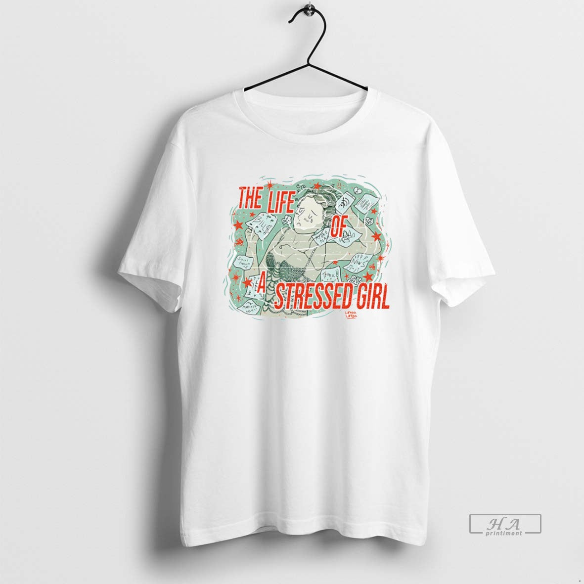 Official Trendy The Life Of A Stressed Girl T-Shirts, Hoodie, Sweatshirt | InkRitualCo.com