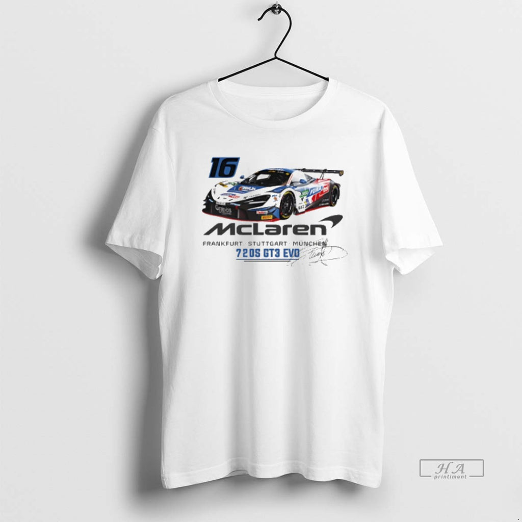 Official Trendy Timo Glock No 16 Mclaren Graphic Signature T-Shirts, Hoodie, Sweatshirt | InkRitualCo.com