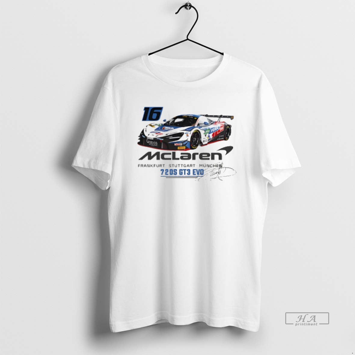 Official Trendy Timo Glock No 16 Mclaren Graphic Signature T-Shirts, Hoodie, Sweatshirt | InkRitualCo.com