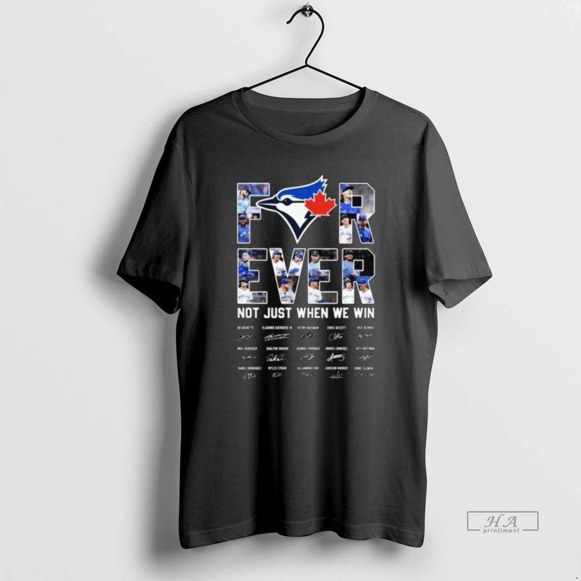 Official Trendy Toronto Blue Jays Forever Not Just When We Win Signatures 2025 Long Sleve T-Shirts, Hoodie, Sweatshirt