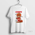 Official Trendy Travis Kelce Trick Or Treat Chiefs Halloween Cartoon T-Shirts, Hoodie, Sweatshirt | InkRitualCo.com