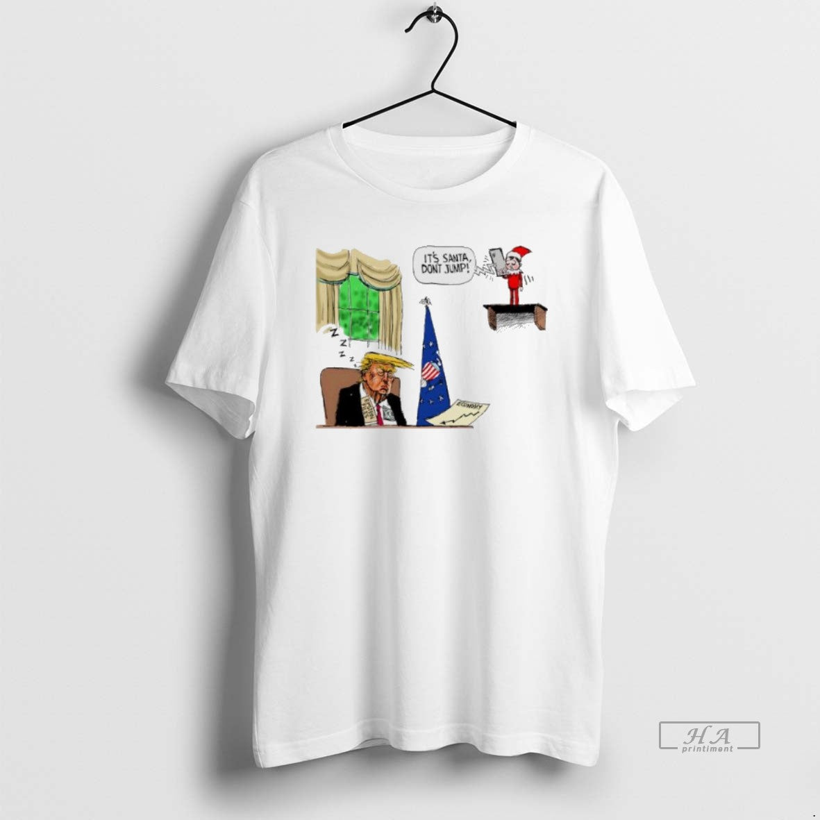 Official Trump Its Santa Dont Jump Economy T-Shirts, Hoodie, Sweatshirt | InkRitualCo.com