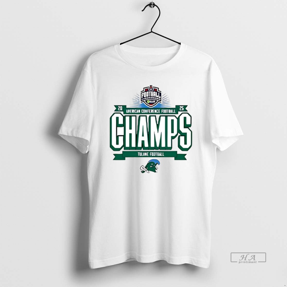 Official Tulane Green Wave 2025 American Championship 2 Sided T-Shirts, Hoodie, Sweatshirt | InkRitualCo.com