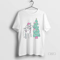 Official Unicorn Decorating Christmas Tree Holiday Magic White T-Shirts, Hoodie, Sweatshirt | InkRitualCo.com