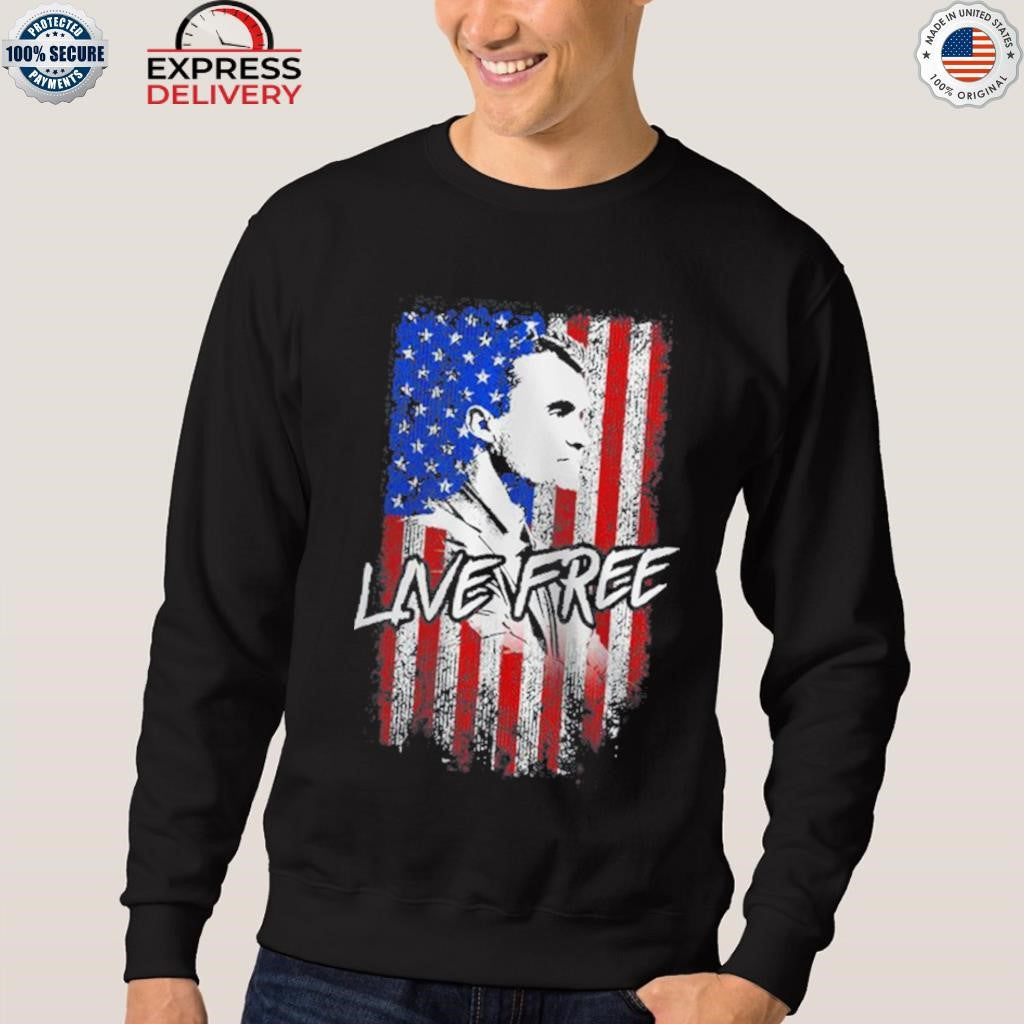 Valuetainmen Charlie Kirk’s Live Free Flag New Shirt