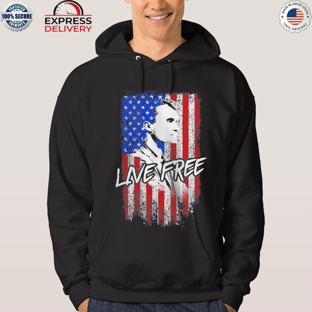 Valuetainmen Charlie Kirk’s Live Free Flag New Shirt