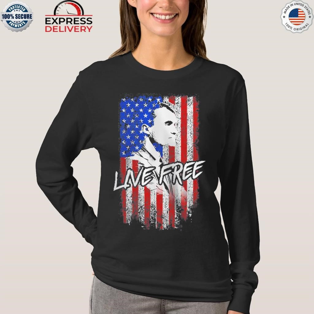 Valuetainmen Charlie Kirk’s Live Free Flag New Shirt