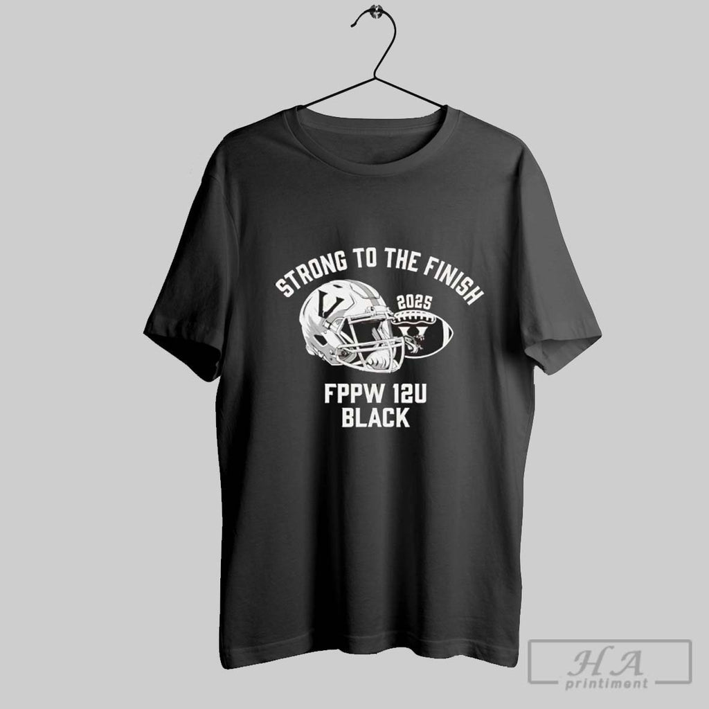 Official Vandegrift Vipers Strong To The Finish Four Points Helmet Fppw 12u Black T-Shirts, Hoodie, Sweatshirt
