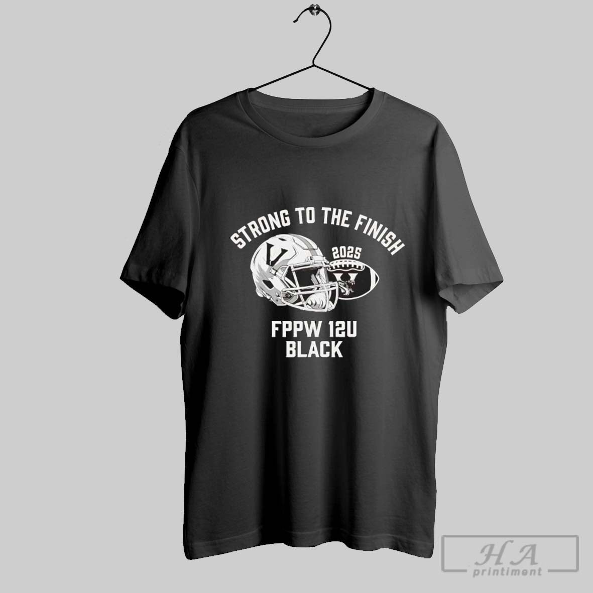 Official Vandegrift Vipers Strong To The Finish Four Points Helmet Fppw 12u Black T-Shirts, Hoodie, Sweatshirt