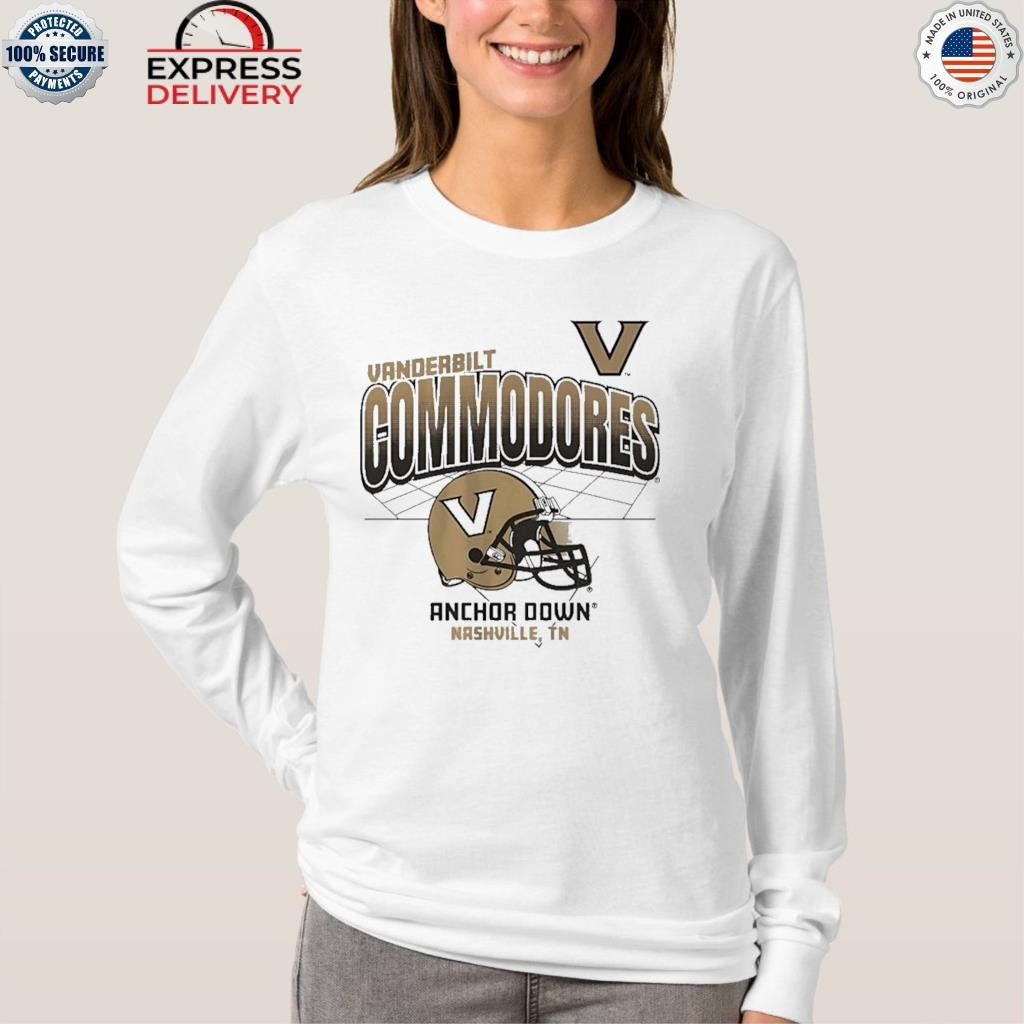 Vanderbilt Football Helmet Grid Shirt