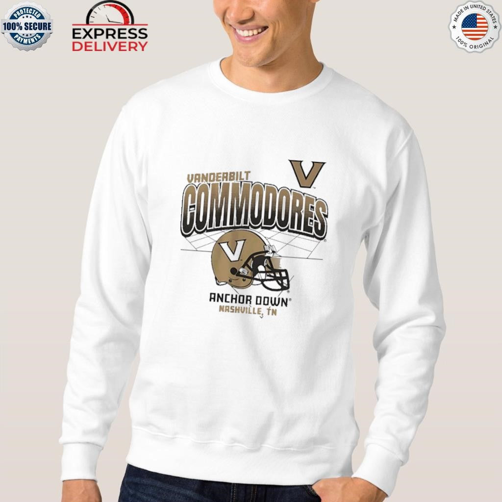 Vanderbilt Football Helmet Grid Shirt